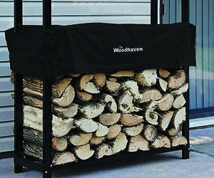 Half face cord with WoodHaven rack — Fire It Up Firewood