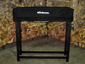 4-foot Woodhaven firewood rack cover