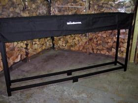 8-foot Woodhaven firewood rack